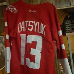 Boys youth red wings jersey